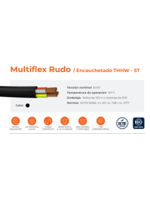 CABLE ENCAUCHETADO 2 X 10 POR METRO ANDES 