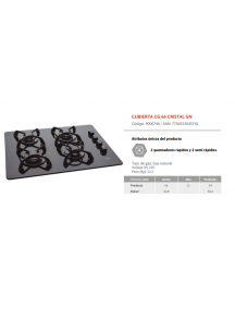 HORNO REF 9000896 ARF 60 GAS GRT HACEB