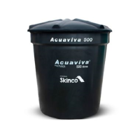 TANQUE PLÁSTICO NEGRO 500 LTS ACUAVIVA