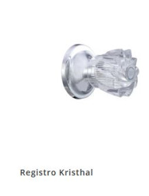 REGISTRO DUCHA KRISTAL 1133-11 GRICOL