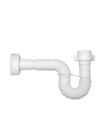 SIFON EXPANSIBLE PARA LAVAPLATOS BLANCO 1 1/2 2907 GRICOL 