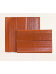 GUARDAESCOBA 8 X 25 VITRIFICADO ROJO