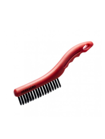 CEPILLO ALAMBRE ACERO MANGO PLASTICO 4 X 16 80116 HERRAGRO
