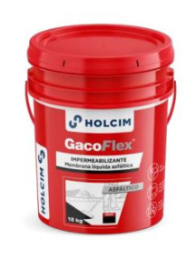 IMPERMEABILIZANTE EMULSION ASFALTICA 18 KILOS CUÑETE HOLCIM GACOFLEX
