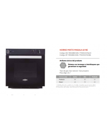 HORNO REF 9000896 ARF 60 GAS GRT HACEB