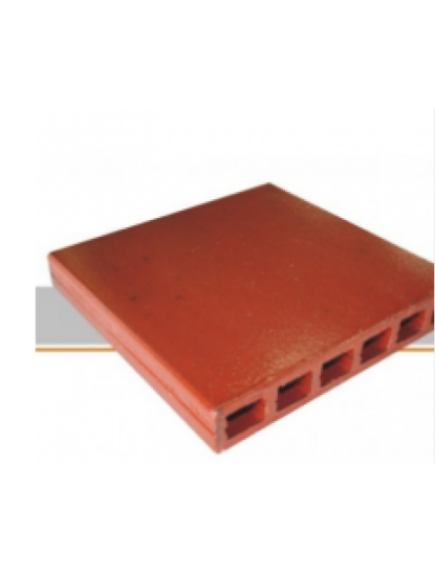 TABLON 30X30 VITRIFICADA LISA ROJA COMERCIAL PAQUETE DE 1.08 MT  