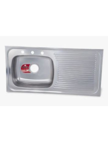 LAVAPLATOS ACERO INOX DERECHO 100 X 50 CM DERECHO NORTH 1652