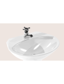 LAVAMANOS OCEANO BLANCO  SIN GRIFERIA 