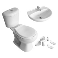 COMBO SANITARIO TAIRONA SIN INCRUSTACIONES SIN PEDESTAL 