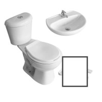 COMBO SANITARIO TAIRONA SIN INCRUSTACIONES SIN PEDESTAL 