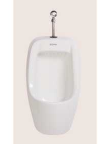 ORINAL BARINAS GRANDE BLANCO CON GRIFERIA PUSH METALICO