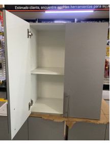 MUEBLE MADERA COCINA ALTO GRIS 70X57X30 2 PUERTAS