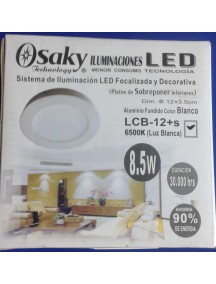 Sist Iluminación Led 8.5W Blanco Lcb-12s
