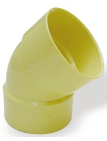 CODO SANITARIO CXC 45 ° 1 1/2 PG CELTA 