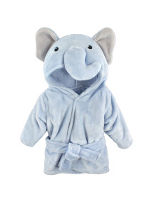 Bata de peluche unisex para bebé, 0-9 meses