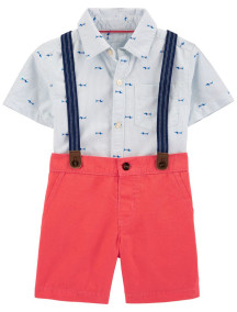 Conjunto de 3 piezas de Schiffli Dress Me Up	Carter´s